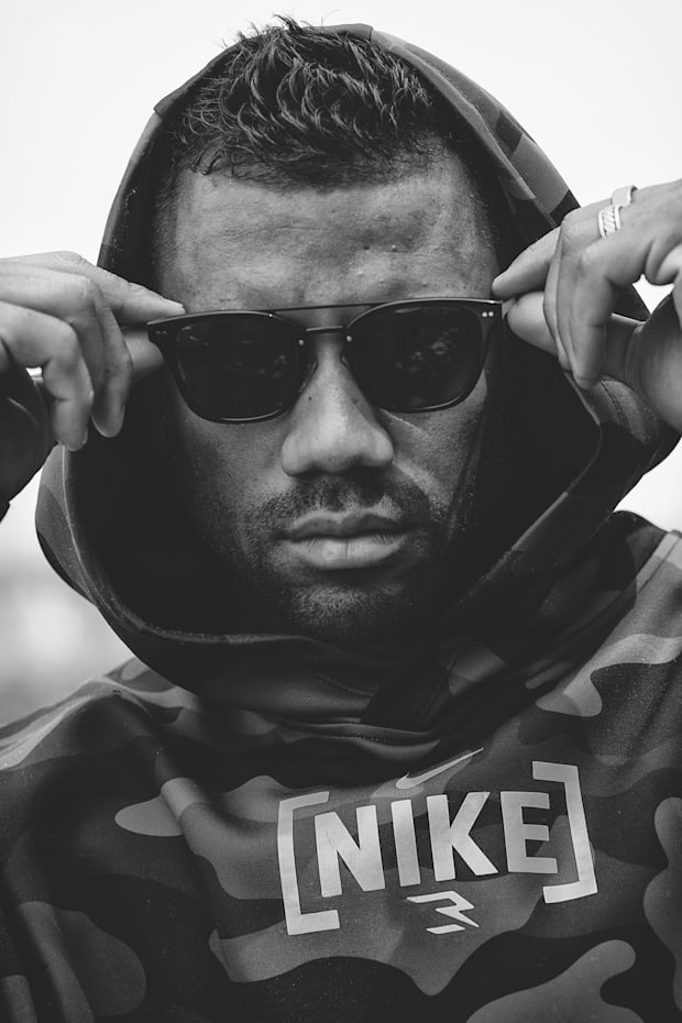 Russell Wilson, New York Giants Quarterback, Si Digital cover photo shoot