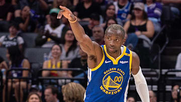 Golden State Warriors forward Jonathan Kuminga