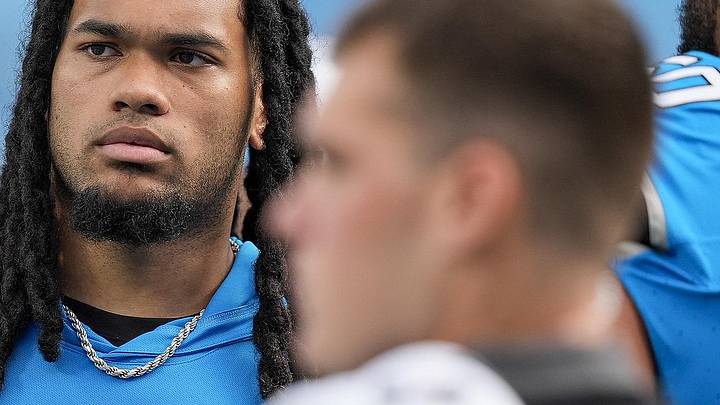 Carolina Panthers running back Jonathon Brooks 