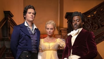Jonathan Groff with the Doctor (Ncuti Gatwa) and Ruby Sunday (Millie Gibson)