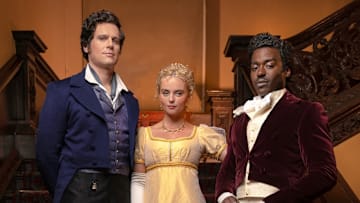Jonathan Groff with the Doctor (Ncuti Gatwa) and Ruby Sunday (Millie Gibson)
