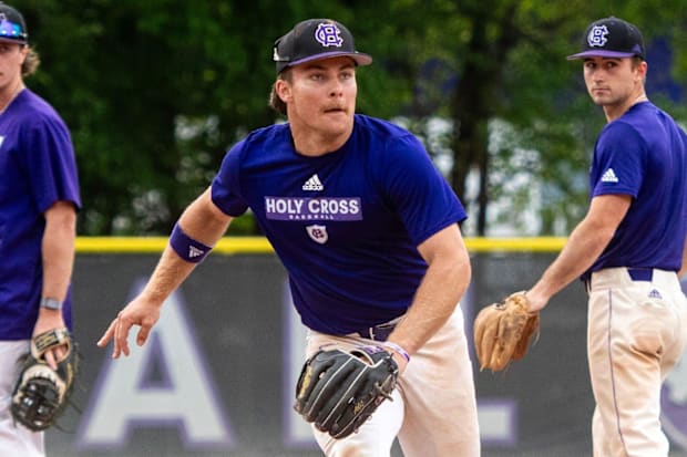 Third baseman Connor Peek and other infielders.