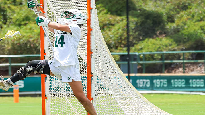 USF goalie Natalie Eastwood was clutch against Temple in the American Conference tournament opener.
