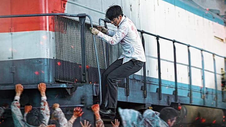 Gong Yoo as Seok-woo in Train to Busan