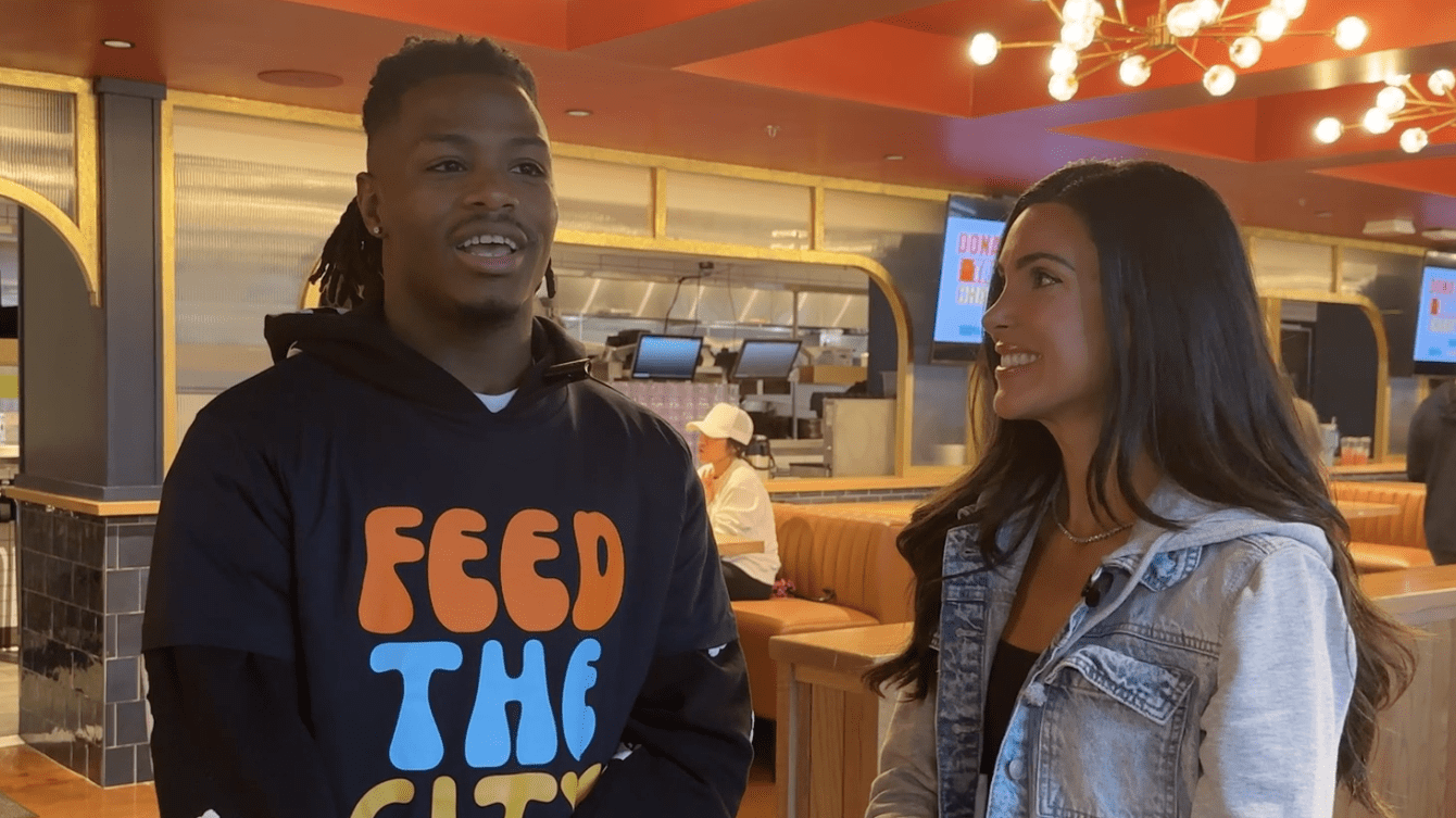 EXCLUSIVE: Dallas Cowboys KaVontae Turpin Fights Hunger For Children In Need
