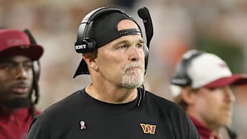 Washington Commanders head coach Dan Quinn