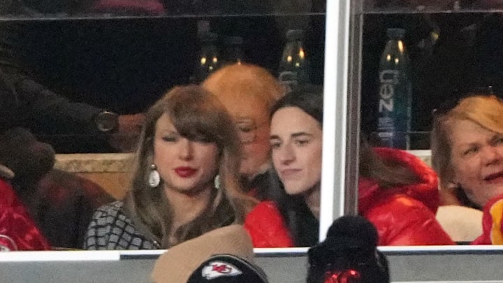 Travis Kelce is a big fan of Caitlin Clark. 