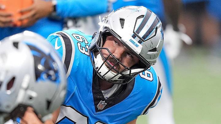 Carolina Panthers center Austin Corbett