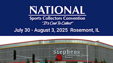 The 45th National Sports Collectors Convention will take place in Rosemont, Illinois July 30-August 3 2025