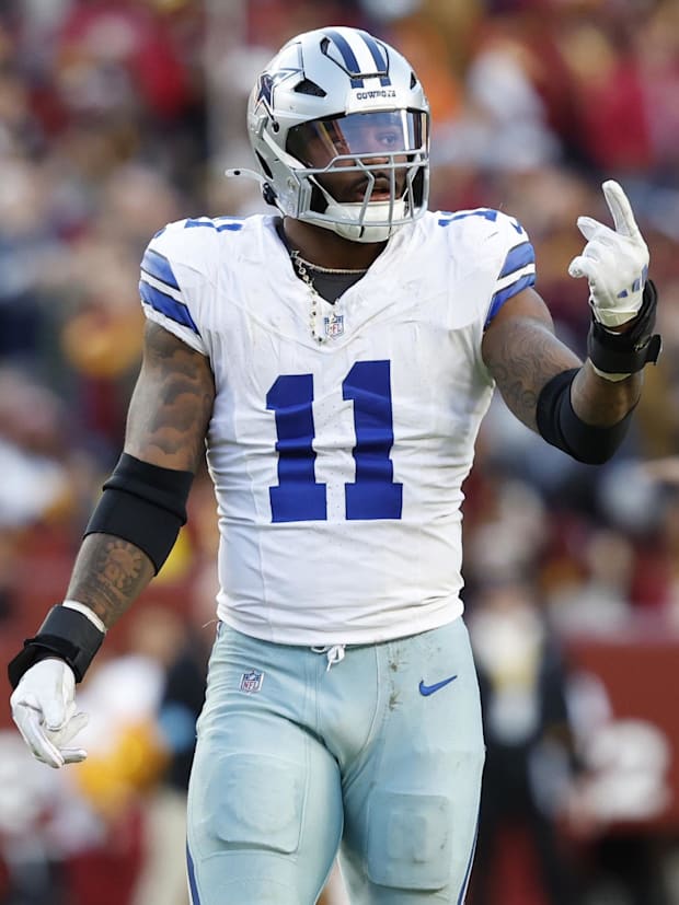 Dallas Cowboys linebacker Micah Parsons against the Washington Commanders.