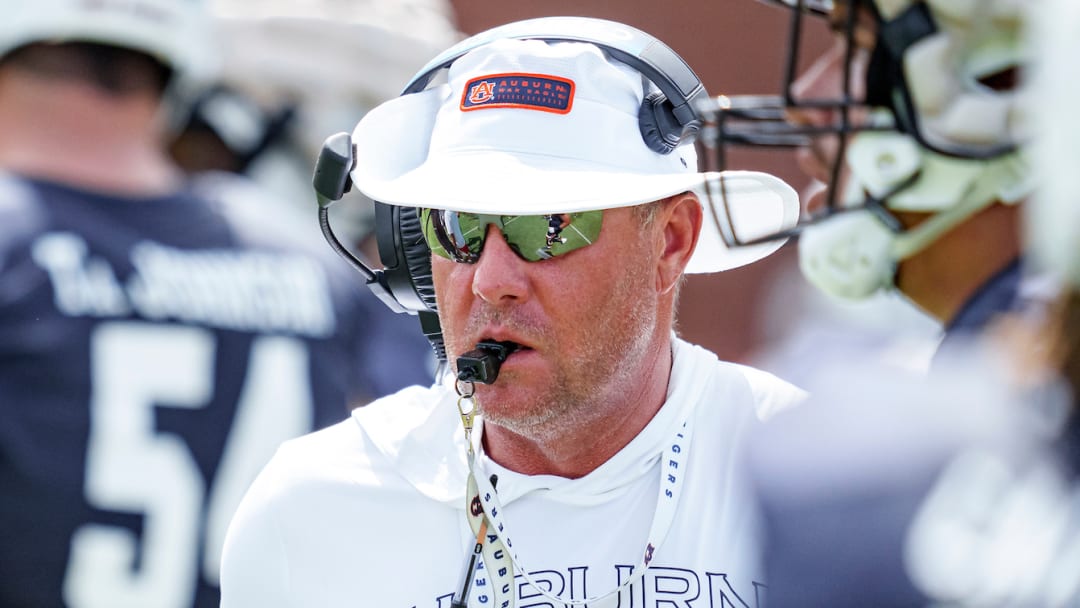 Auburn Tigers head coach Hugh Freeze is trying to rebuild an offense that struggled his first year in charge.