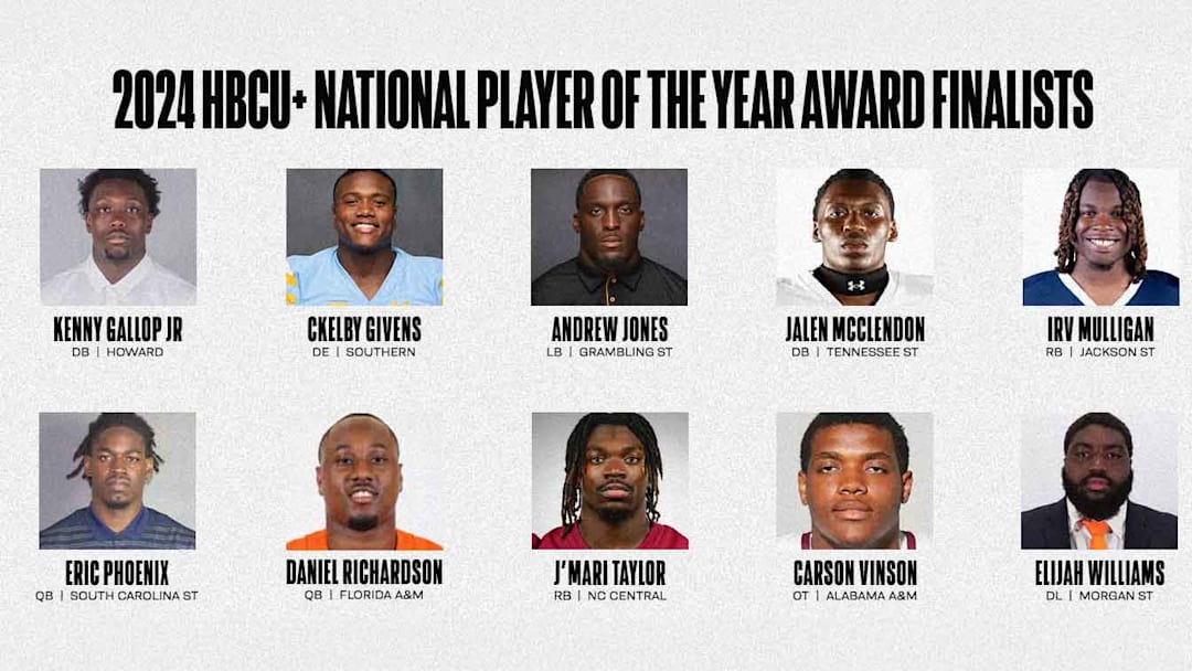 2024 HBCU+ National Player Of The Year Award Finalists