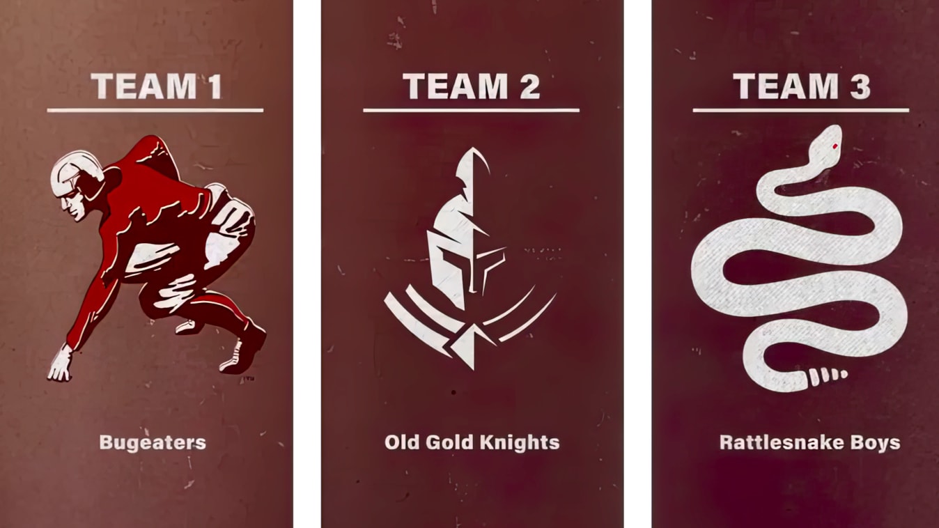 The team logos