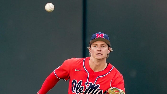 Ole Miss Rebels CF Ethan Groff