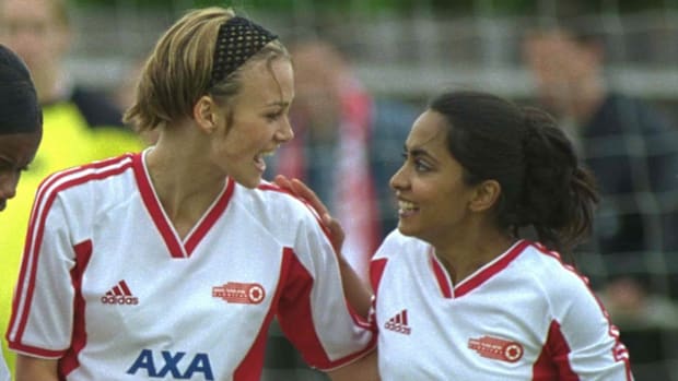 Keira Knightley and Parminder Nagra.