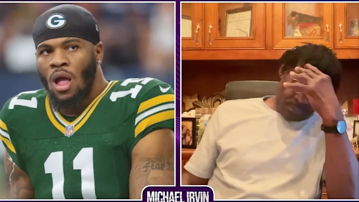 Michael Irvin was not happy about the Micah Parsons trade. Michael Irvin was not happy about the Micah Parsons trade.