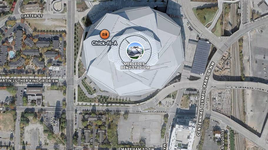 Mercedes-Benz Stadium.