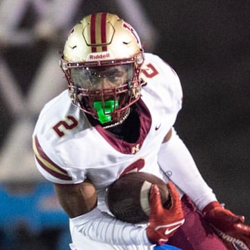 Hartfield's Bralan Womack (2) flips his commitment from Auburn to Mississippi State on Monday, December 1.