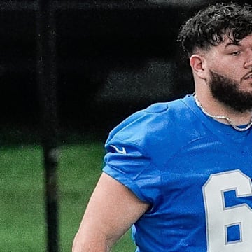 Detroit Lions center Trystan Colon (67).