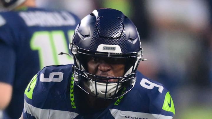 Seattle Seahawks running back Kenneth Walker III runs