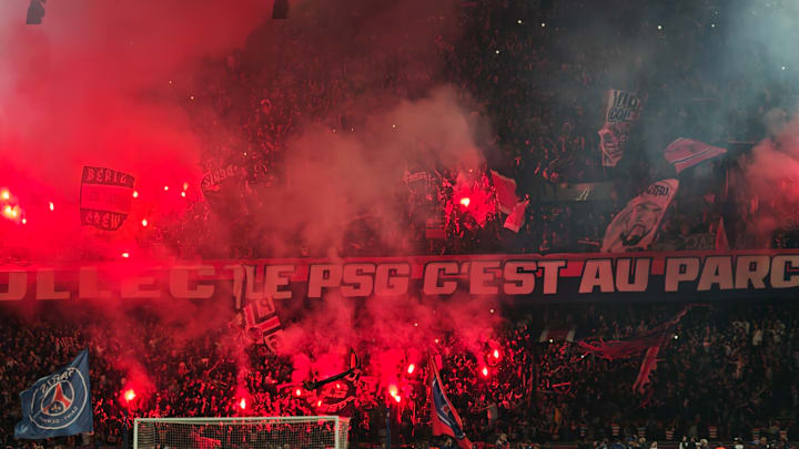 Les tribunes du Parc