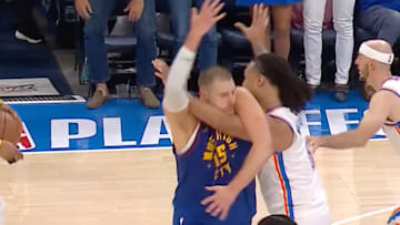 Nikola Jokic tried a new move against the Thunder. 