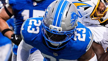 Detroit Lions cornerback Rock Ya-Sin (23).