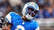 Detroit Lions quarterback Hendon Hooker (2).