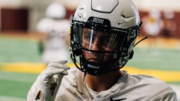 Cade Conzemius at Gophers practice