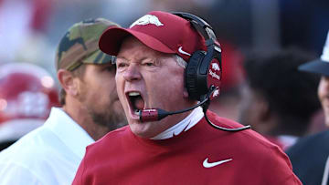 Arkansas Razorbacks interim coach Bobby Petrino led the Hogs to a 21-5 record in his last two seasons as the head coach. Could he recreate that magic if given a fresh start in 2026?