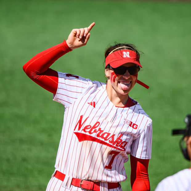 The Huskers went on to win 8-2 to complete the weekend sweep. 