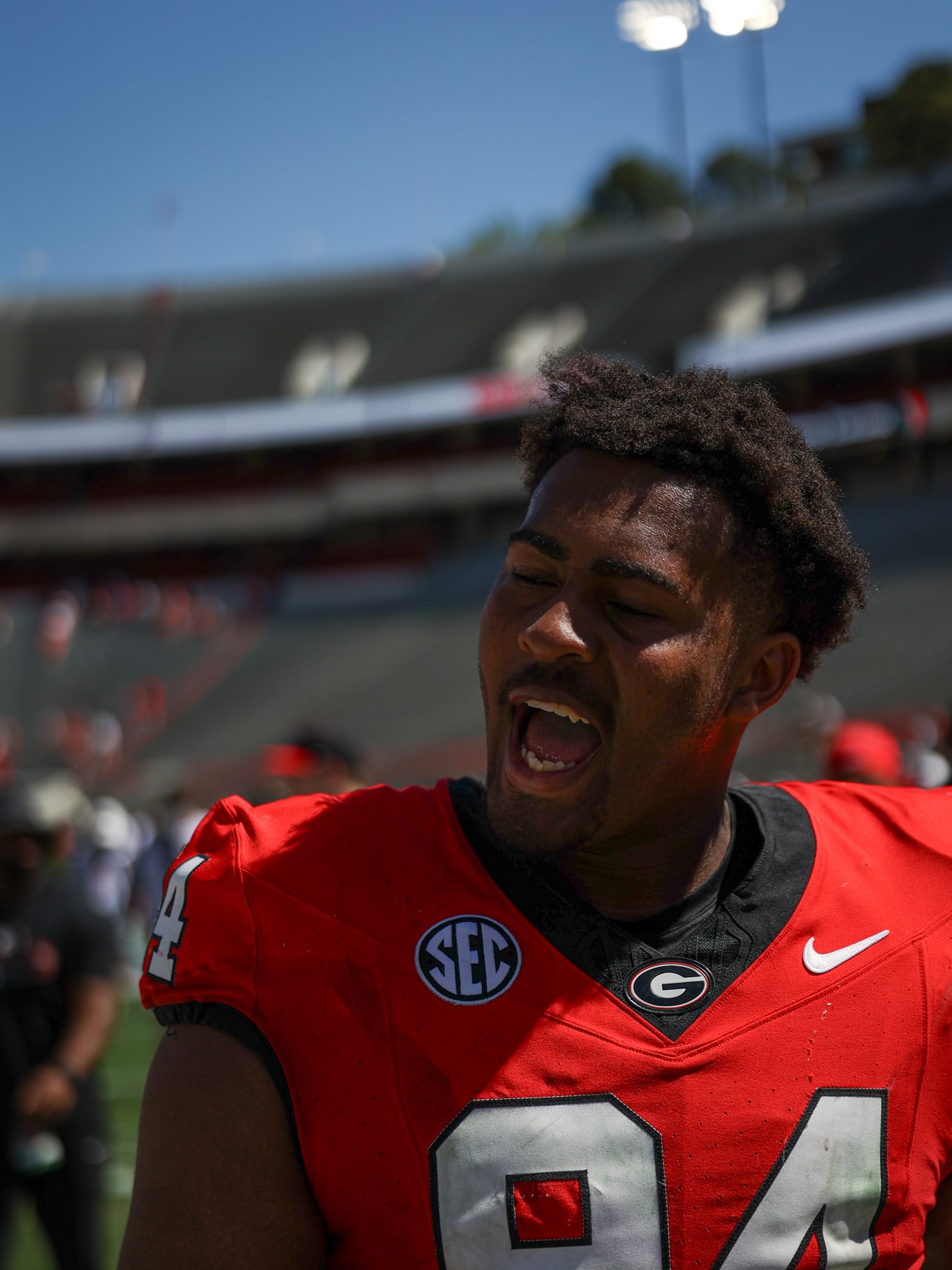 Georgia defensive tackle Xavier McCleod