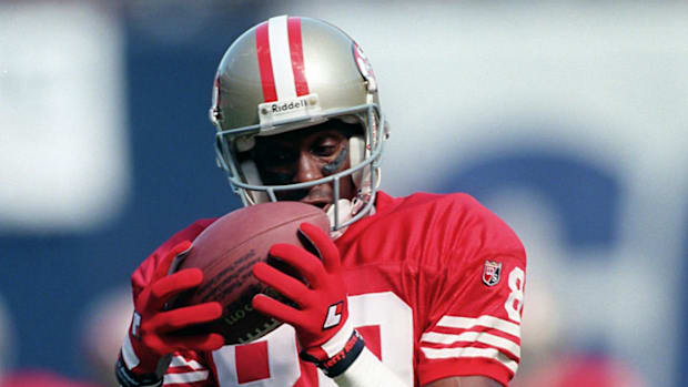Hall of Famer Jerry Rice is a three-time Super Bowl champion who is considered the greatest NFL receiver ever.