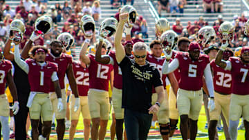 Head coach Mike Norvell leads Florida State into their matchup against the Pittsburgh Panthers on Oct. 11; the match up falls on his 44th birthday.