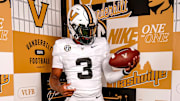 2026 Vanderbilt QB commit Michael Mitchell, Jr. during his official visit to Nashville. 