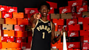 Ralph Scott during a Purdue visit