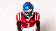 Princely Umanmielen at Ole Miss football's production day.