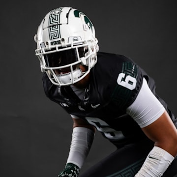 Fameitau Siale on his Michigan State official visit