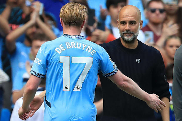 Kevin De Bruyne, Pep Guardiola