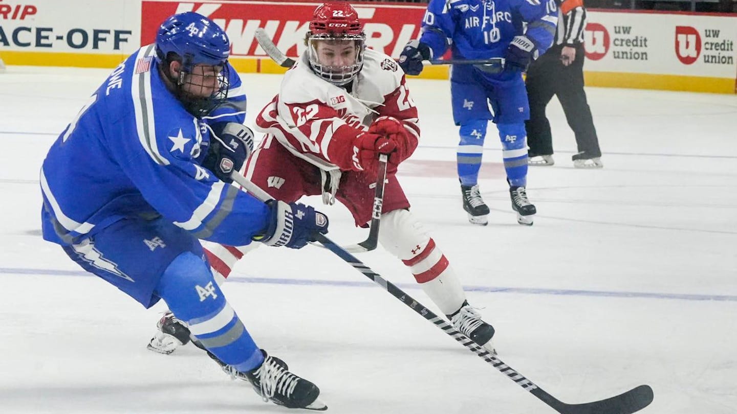 Air Force Falcons Hockey Wins Incredible Double Overtime AHA Playoff Opener