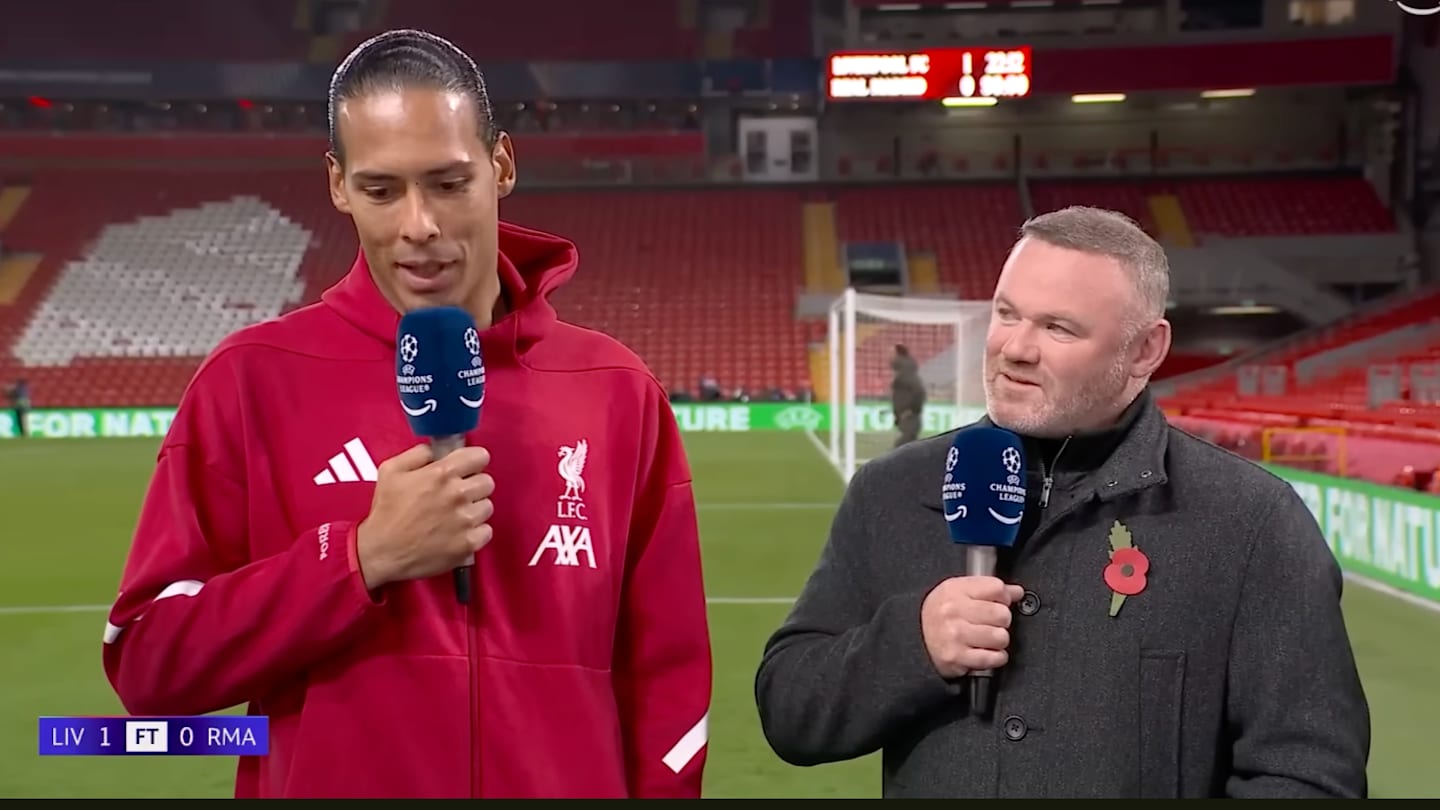‘if You Watch Games’—virgil Van Dijk Hits Back At Wayne Rooney Jibe To His Face