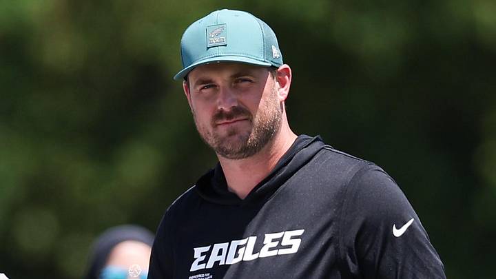 Philadelphia Eagles offensive coordinator Sean Mannion