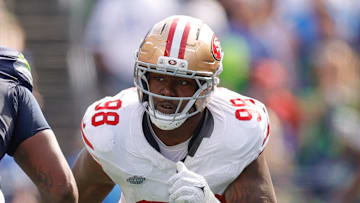 San Francisco 49ers defensive end Mykel Williams (98)