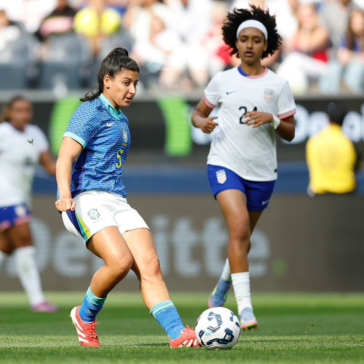 Seleção Brasileira Feminina contra os Estados Unidos