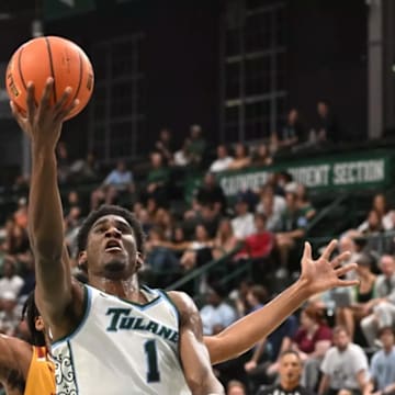 Former Indiana forward Kaleb Banks scored a career-high 33 points for Tulane on Saturday, and had 16 rebounds against Florida State.