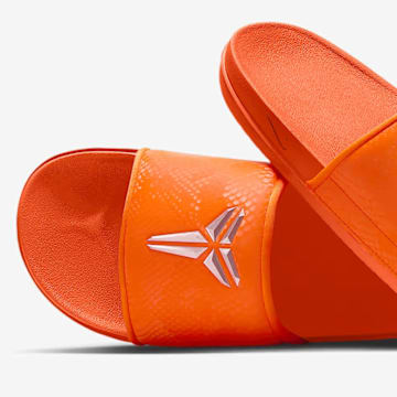 The Nike Kobe Offcourt Slides in the "WNBA" colorway.