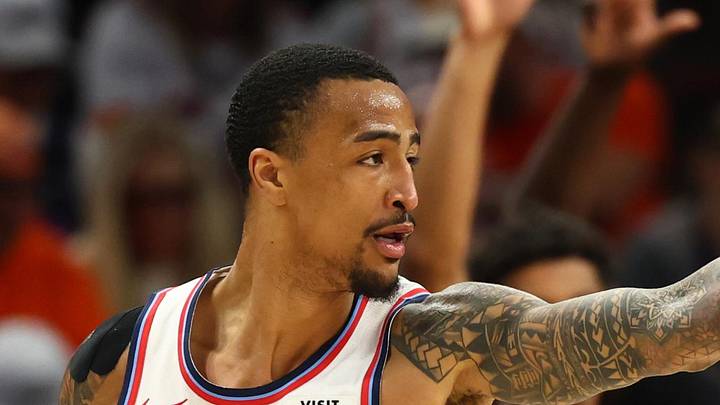 Feb 1, 2026; Phoenix, Arizona, USA; Los Angeles Clippers forward John Collins (20) : Mark J. Rebilas-Imagn Images
