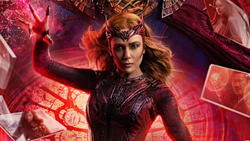 Elizabeth Olsen as the Scarlet Witch in Doctor Strange in the Multiverse of Madness.