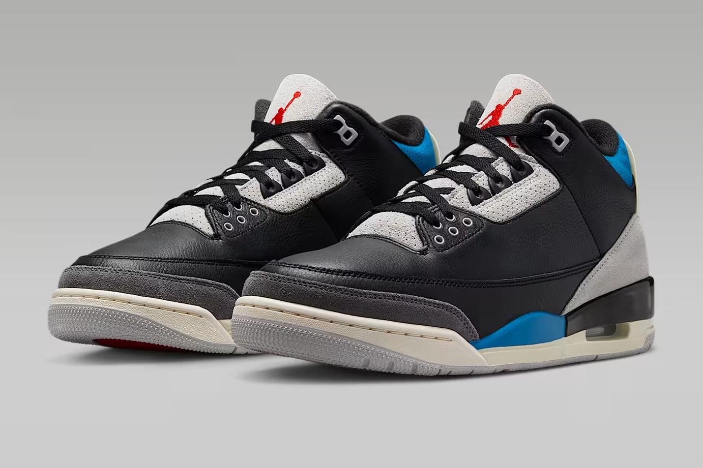 Jordan 3 Retro OG Rare Air Sneakers Mens Size 8.5 NEW NO BOX! JORDAN Air 3 Retro  main image 3