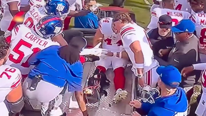 Giants rookies Jaxson Dart and Cam Skattebo have built an incredible relationship in their first year together. Giants rookies Jaxson Dart and Cam Skattebo have built an incredible relationship in their first year together.